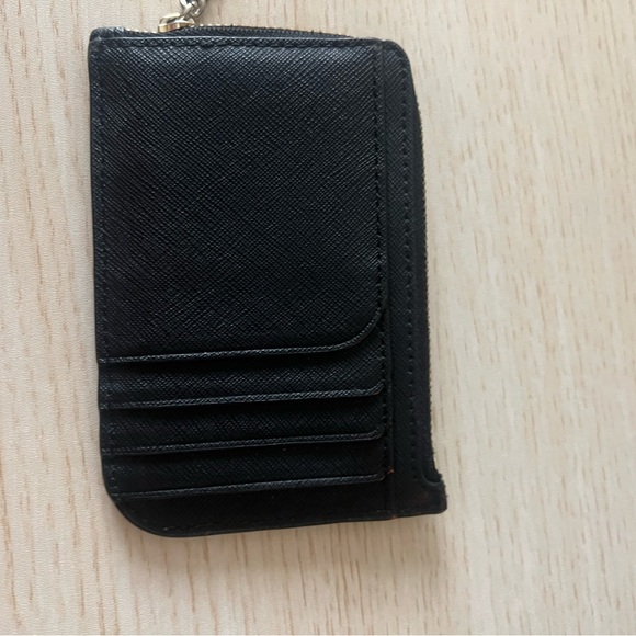 Kate Spade Black Leather Keychain Pouch - Picture 3 of 5